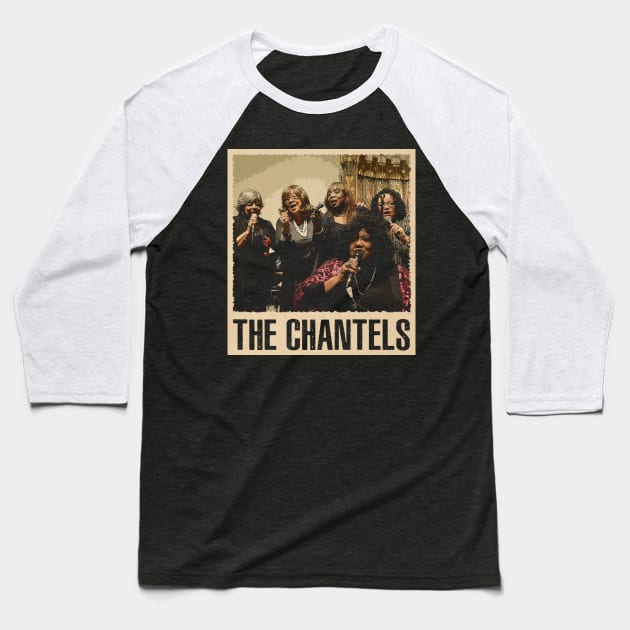 Vintage Reverie Chantel Band T-Shirts, Immerse Yourself in the Soulful Echoes of Classic Harmony Baseball T-Shirt by JaylahKrueger